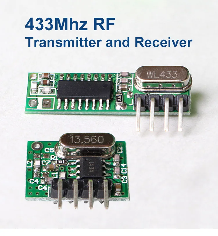 433 МГц беспроводной Супергетеродинный приемник и передатчик Комплект с антенной для Arduino Uno Diy комплекты 433 МГц пульт дистанционного управления