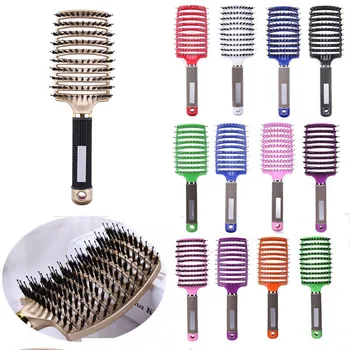 

1 PC Hair Scalp Massage Comb Hairbrush Massager Women Wet Curly Detangle Hair Brush for Salon Hairdressing Styling Tools