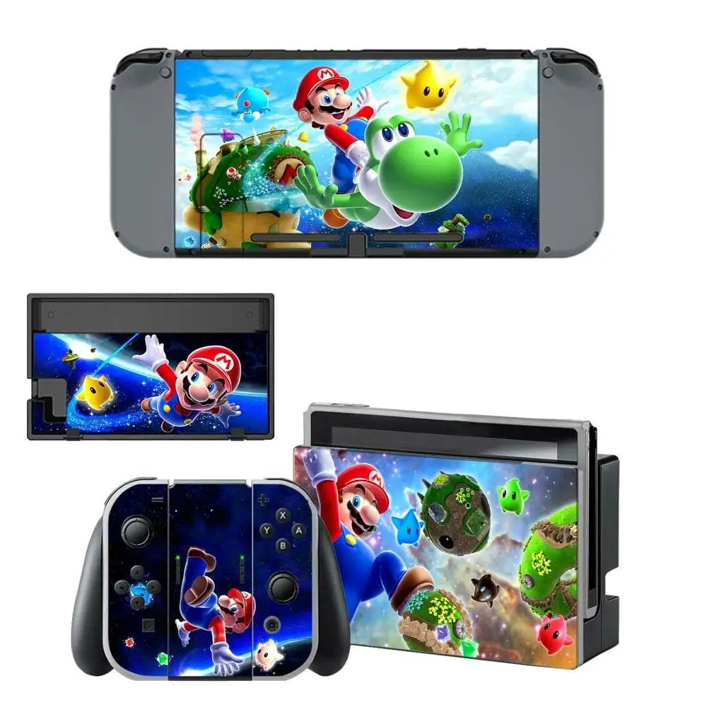 Наклейки Super Mario Odyssey для nintendo switch, наклейки для nintendo Switch Console Joy-con, док-станции контроллера - Цвет: YSNS1782