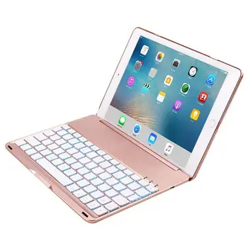

Keyboard Case for iPad 9.7 inch 2018/2017,iPad Air Hard Shell Case with 7 Colors Back-lit Wireless Bluetooth Keyboard Cover for