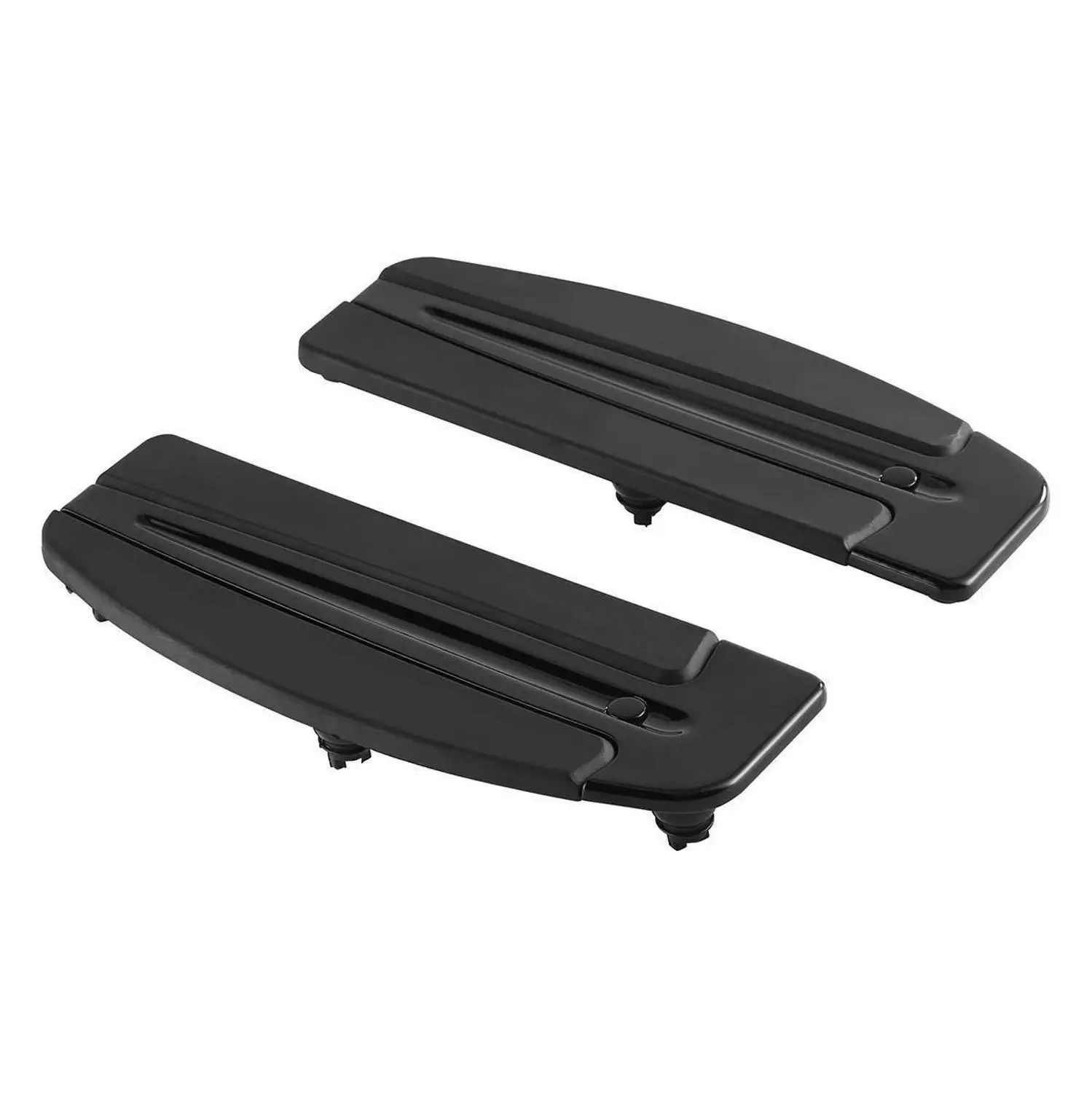 Мотоцикл Slipstream доска Подножка для Harley Softail Touring Electra Glide Road King - Цвет: Black