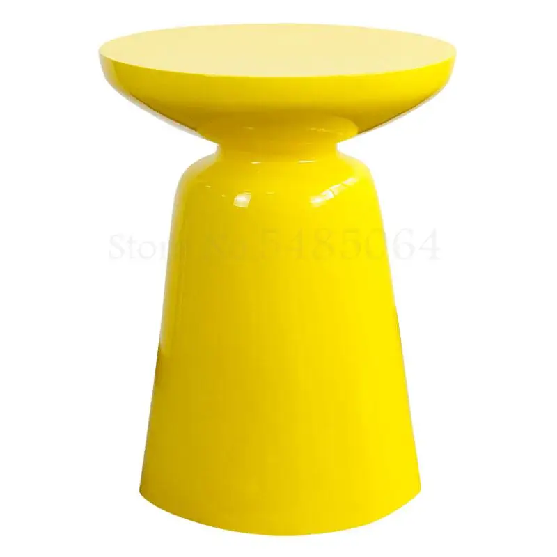  Nordic Sofa Small Coffee Table Martini High Round Mini Mobile Fashion Bedroom Modern Minimalist Creative Side |