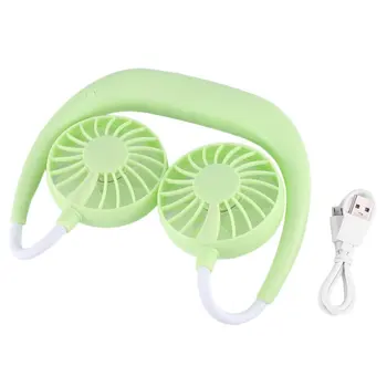

Charging Sport Fan Hanging Neck Fan Lazy Portable Fan Student Desktop Fan Battery 5v No Timing CE