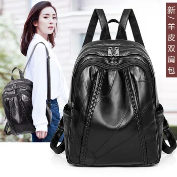

Women Multifunction Shoulder School Bags For Teenage Bags for women shoulder bag for womenbackpacks for women 2020 Genuine leat