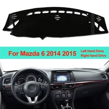 Автомобильный внутренний коврик для приборной панели, коврик для Mazda 6, защита от солнца, чехол для приборной панели, коврик для приборной панели LHD RHD, автомобильный Стайлинг