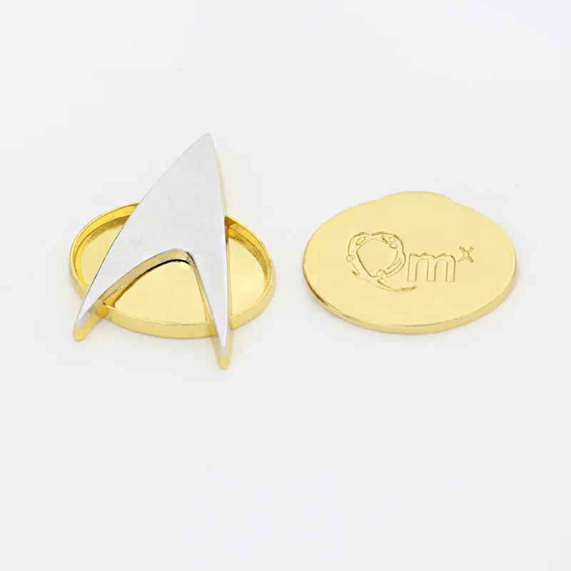 ZXMJ Star Trek Косплей брошь с эмблемой Звездного флота на булавке металлическая Серебряная Карнавальная брошь на Хэллоуин значок geeky sci-fi фильм ювелирные изделия для фанатов