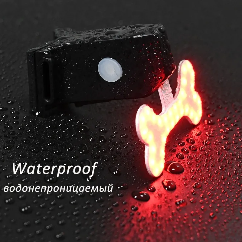Zacro Multi Lighting Modes Bicycle Light USB Charge Led Bike Light Flash Tail Rear Bicycle Lights for Mountains Bike Seatpost