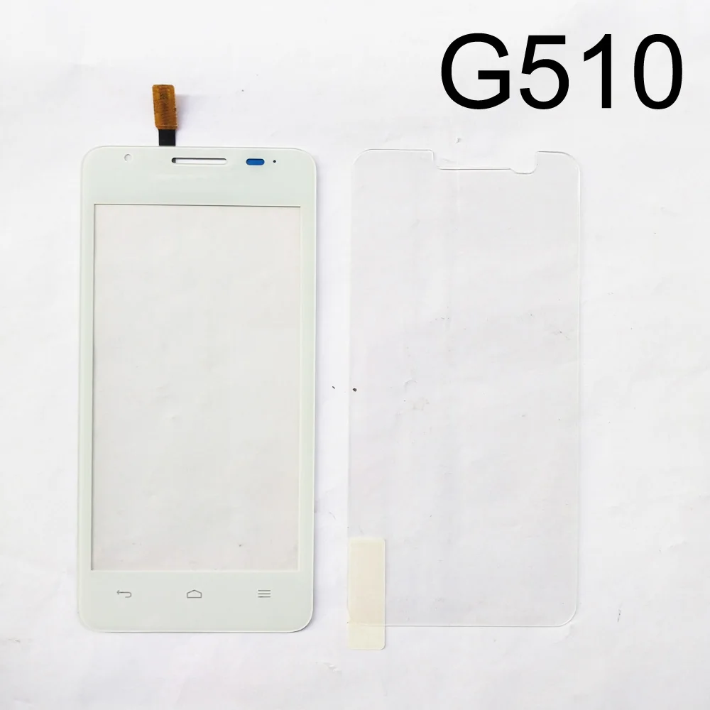 Сенсорное стекло для huawei Ascend G510 G6 G610 G7 G730 сенсорный экран дигитайзер панель Замена свободное Закаленное стекло пленка - Цвет: G510 White