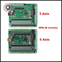 Contrôleur de mouvement pour Machines à graver CNC, 3 axes, 5 axes, Mach3, contrôleur USB, LF77 AKZ250 USB3 NPN