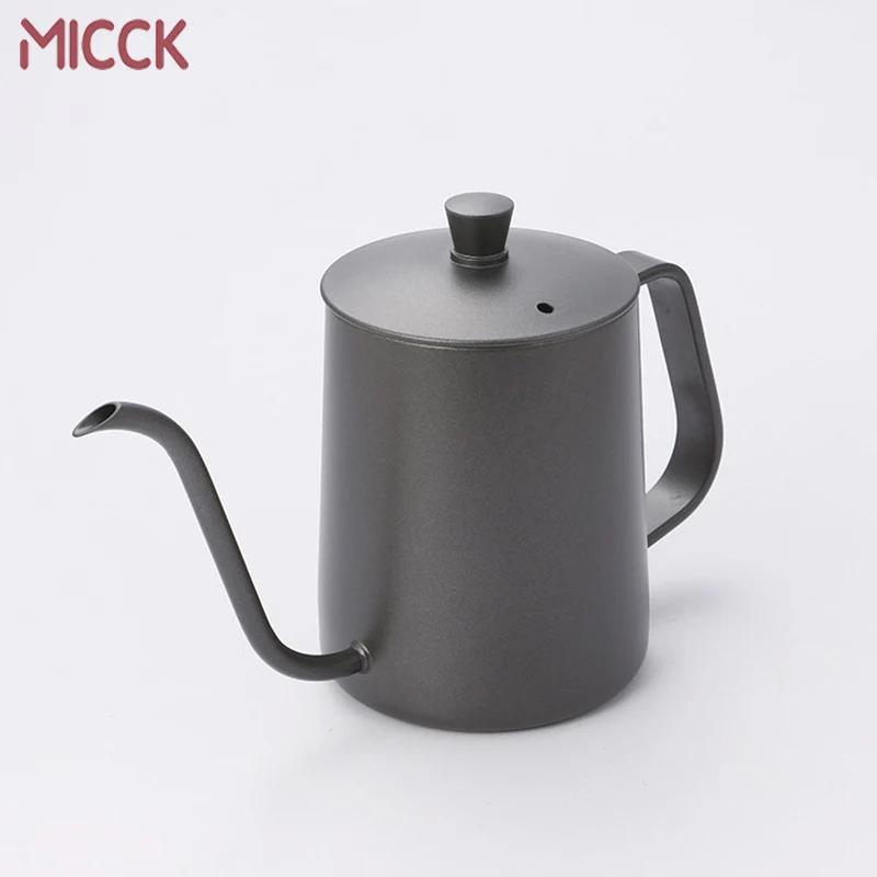 MICCK Durable 304 Stainless Steel Long Narrow Coffee Maker Metal Mocha Tea Pot Bean Make Espresso Percolator Tools | Дом и сад