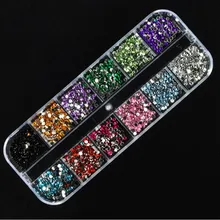 Маникюр сделай сам алмаз искусственный бриллиант торговля Маникюр только искусственный бриллиант торговля наклейка для ногтей 12 цветная дрель