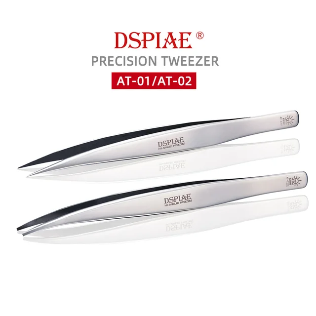 DSPIAE AT-Z Angled Tweezers Thin-Tipped Tweezer Precision tweezer Hobby model tool For Gundam military model 1