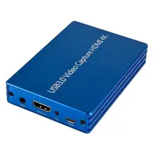 60fps 4K HDMI к USB 3,0 карта видеозахвата ключ 1080P HD видео рекордер захват для OBS захват игровой прямой поток