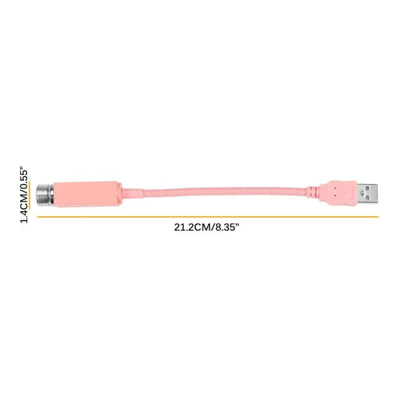 Мини-usb светодиодный светильник на крышу автомобиля, ночник, светильник-проектор, интерьерная атмосферная Галактическая лампа, USB декоративный светильник, Прямая поставка