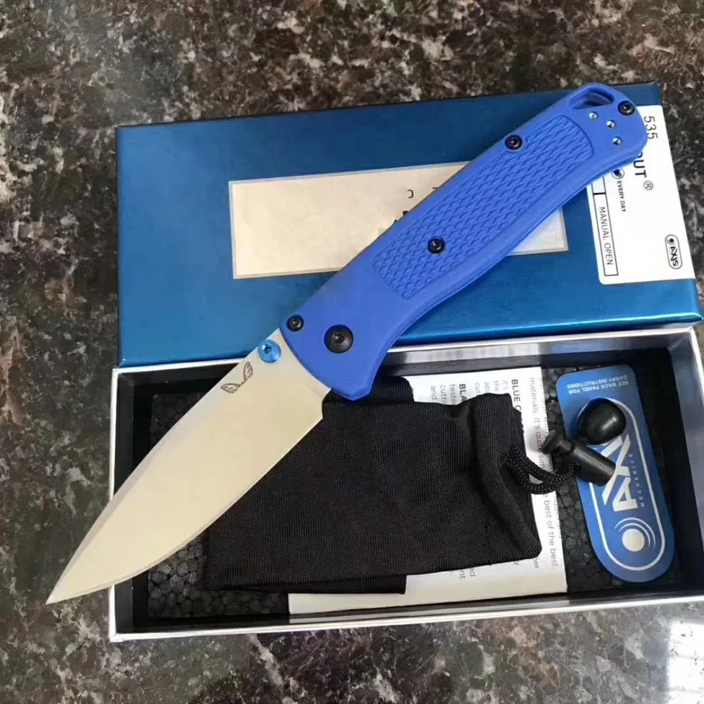WHYEDC OEM качество 535 нож с нейлоновой ручкой Mark S30V лезвие складной нож Карманный EDC инструмент Походный нож для выживания s