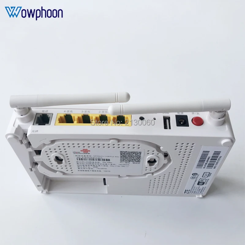 ZTE F677 GPON ONU 1GE + 3FE 1Tel 1USB Wifi английская версия|Оптоволоконное оборудование| |