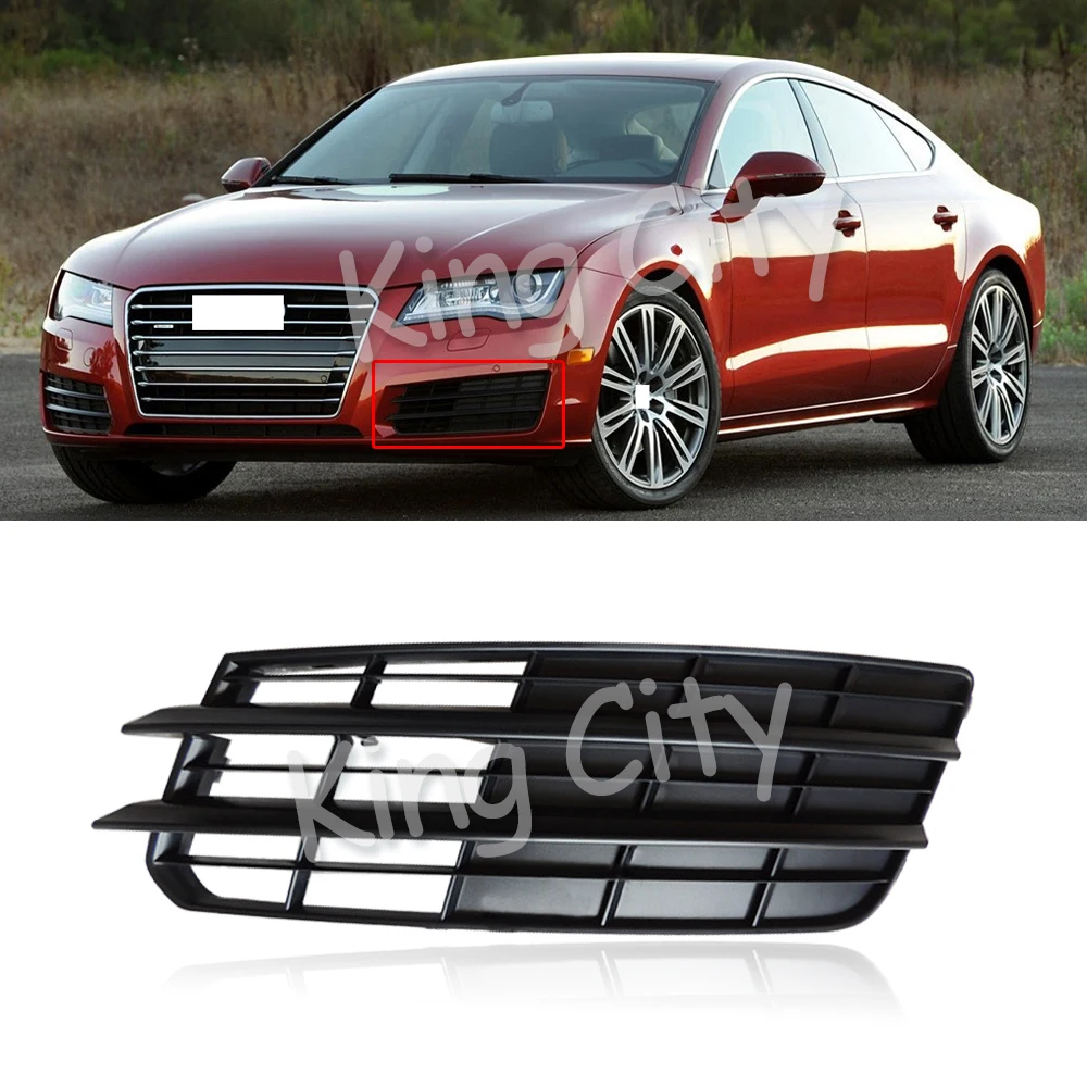 CAPQX для Audi A7 2011- передний бампер противотуманный светильник рамка противотуманная фара