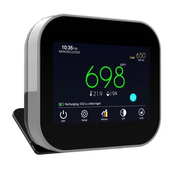 

USB Powered CO2 Detector CO2 Concentration Detector Testing Instrument Air Quality Monitor Detector Carbon Dioxide Detector