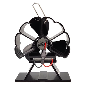 

3-Blade Stove Fan Ultra Quiet Fireplace Wood Burning Eco Friendly Fan Wood/Log Burner Fan,Stove Fan Heat Powered Fireplace Fan f