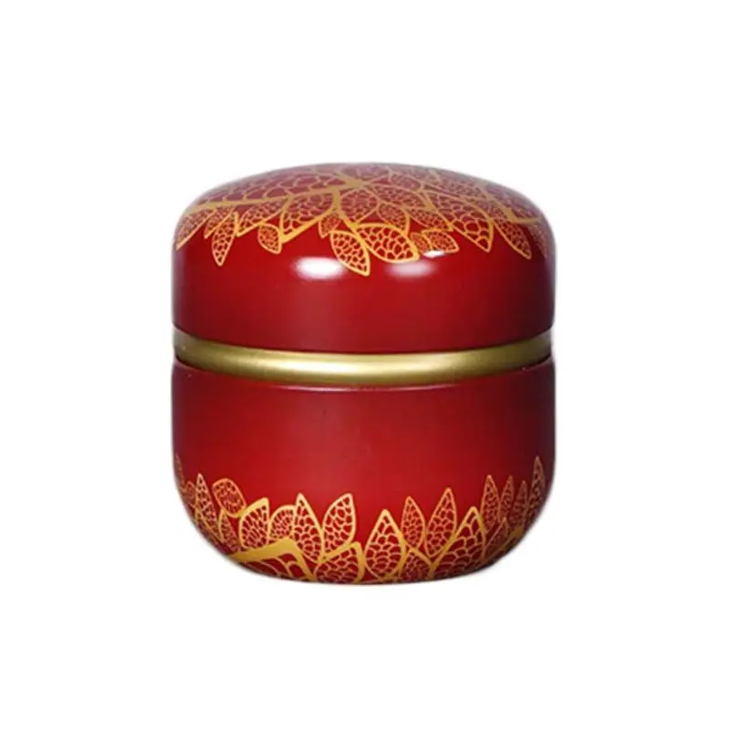 Мини жестяная коробка для хранения чая, кофе, конфет, круглый чехол, контейнер для свадебной вечеринки K4UA