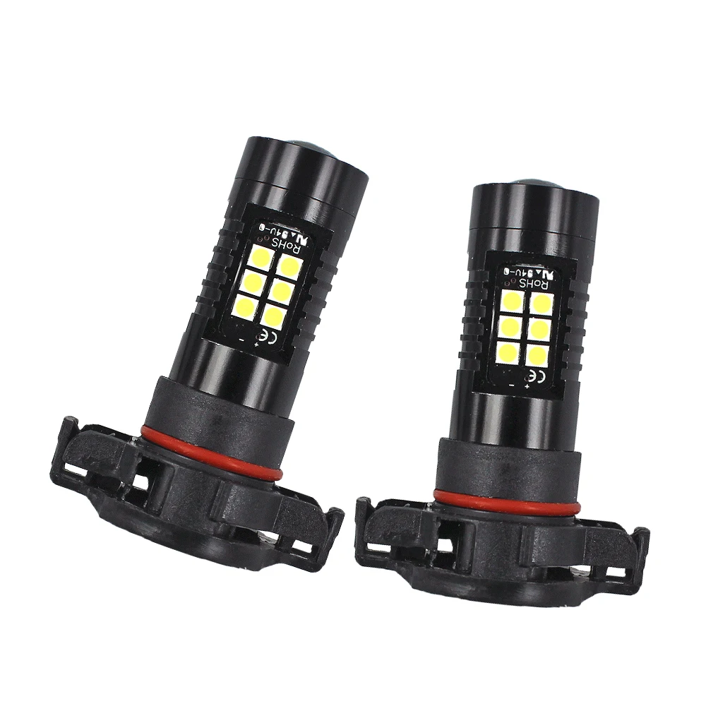 2X3030 фары автомобильные фары H16 21SMD Canbus светодиодные передние противотуманные фары лампы дневные ходовые огни 12-24 В