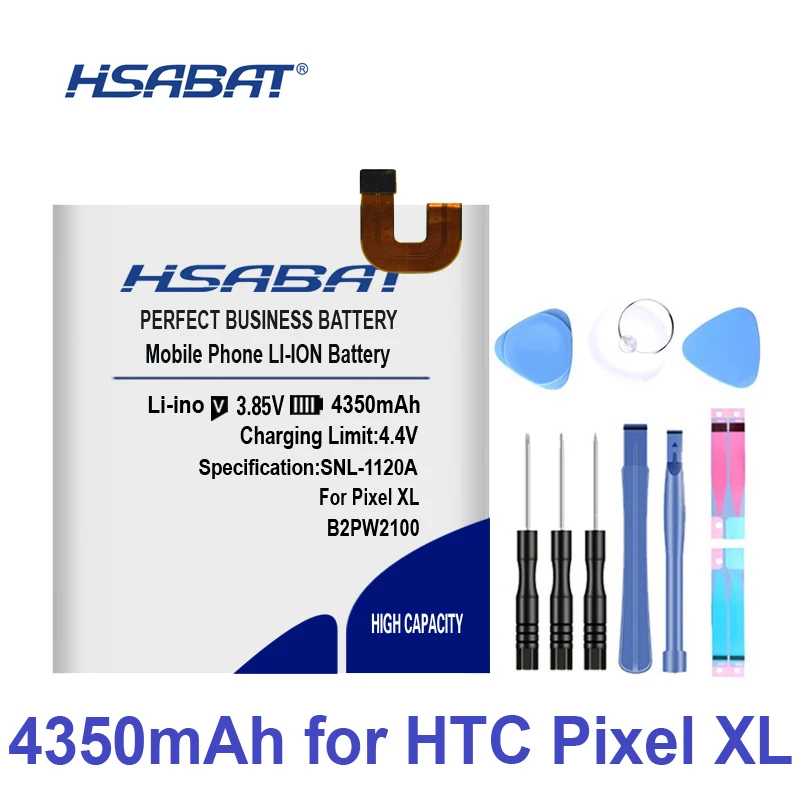 

HSABAT 100% New Top Brand 4350mAh Battery for HTC nexus google Pixel XL / Nexus M1 B2PW2100
