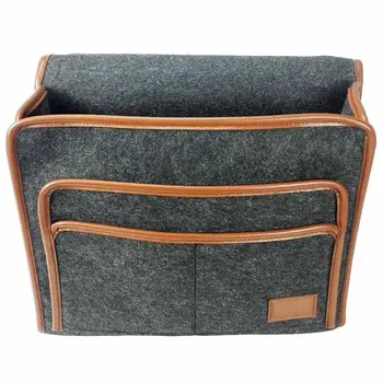 

Home Dorm College Room Sofa Desk Hanging Storage Bedside Pocket Holder for Organizing Tablet Pad Magazine Books Storage