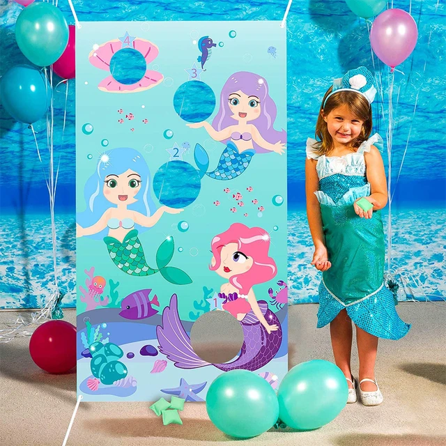 Mermaid Birthday Party Bags, Games Birthday Outdoors