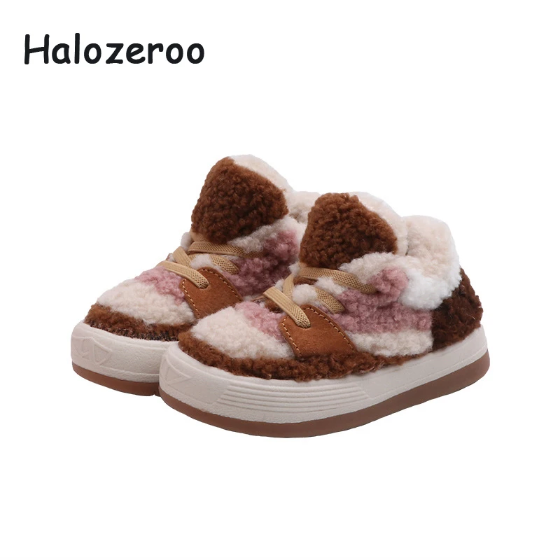 

Winter New Toddler Sport Sneakers Baby Girls Casual Sneakers Children Warm Slip On Shoes Boys Chunky Sneakers Fashion Trainers