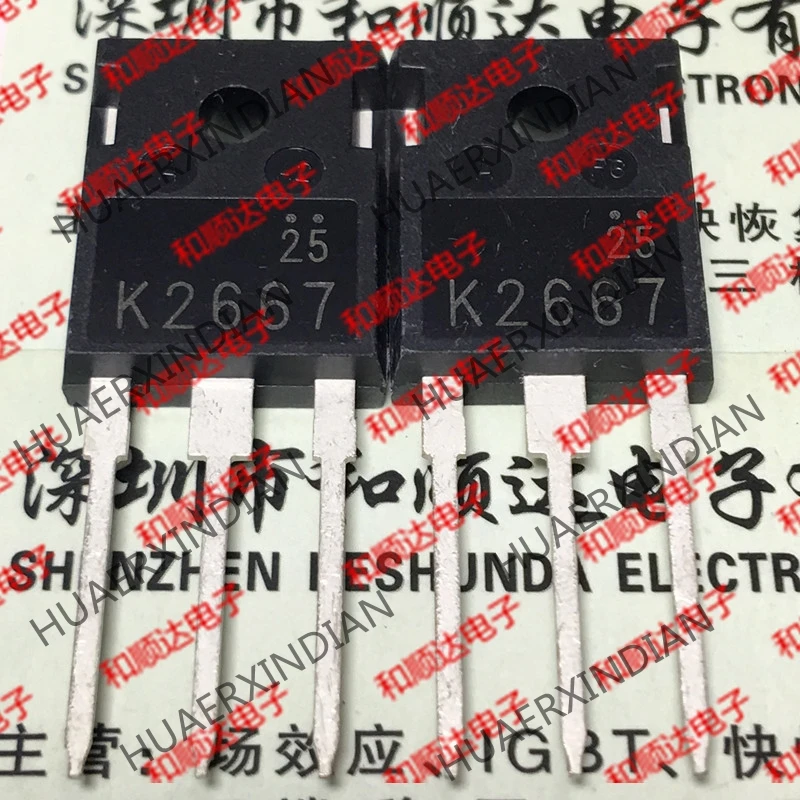 5 шт., новые оригинальные кнопки 2SK2667 K2667-247 900V 3A