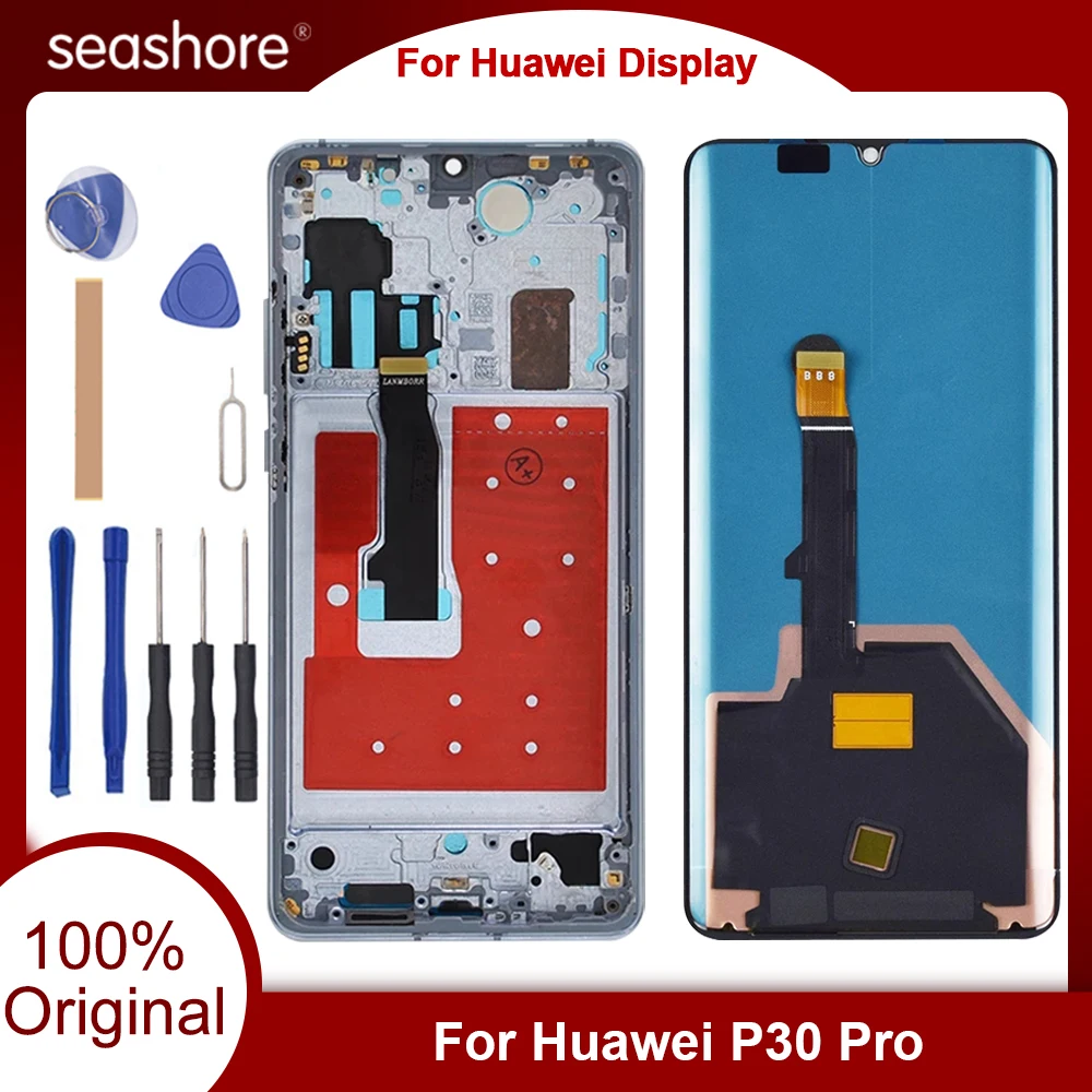 Original Display For Huawei P30 Pro Display Touch Screen For P30 Pro LCD Display Digitizer Replacement Parts VOG-L09 VOG-TL00