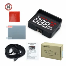 Voor Veiligheid Hud Display Intelligent Alarmsysteem Universele A100S Voorruit Projector Rijden Veiligheid OBD2 Overspeed Waarschuwing