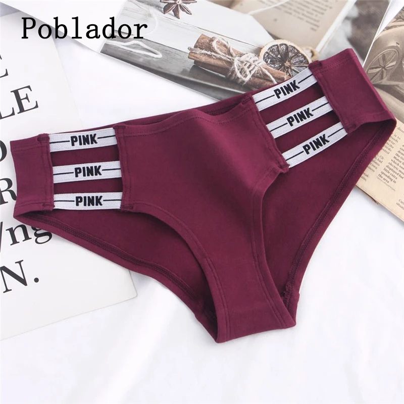 interior de algodón mujer, bragas sexys con letras, BIkini, lencería de marca|Bragas mujer| - AliExpress