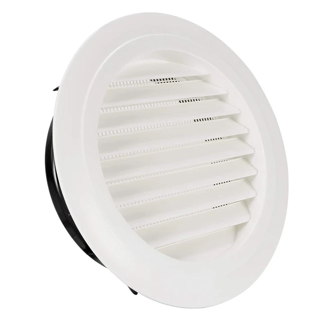 Grille de ventilation ronde avec moustiquaire