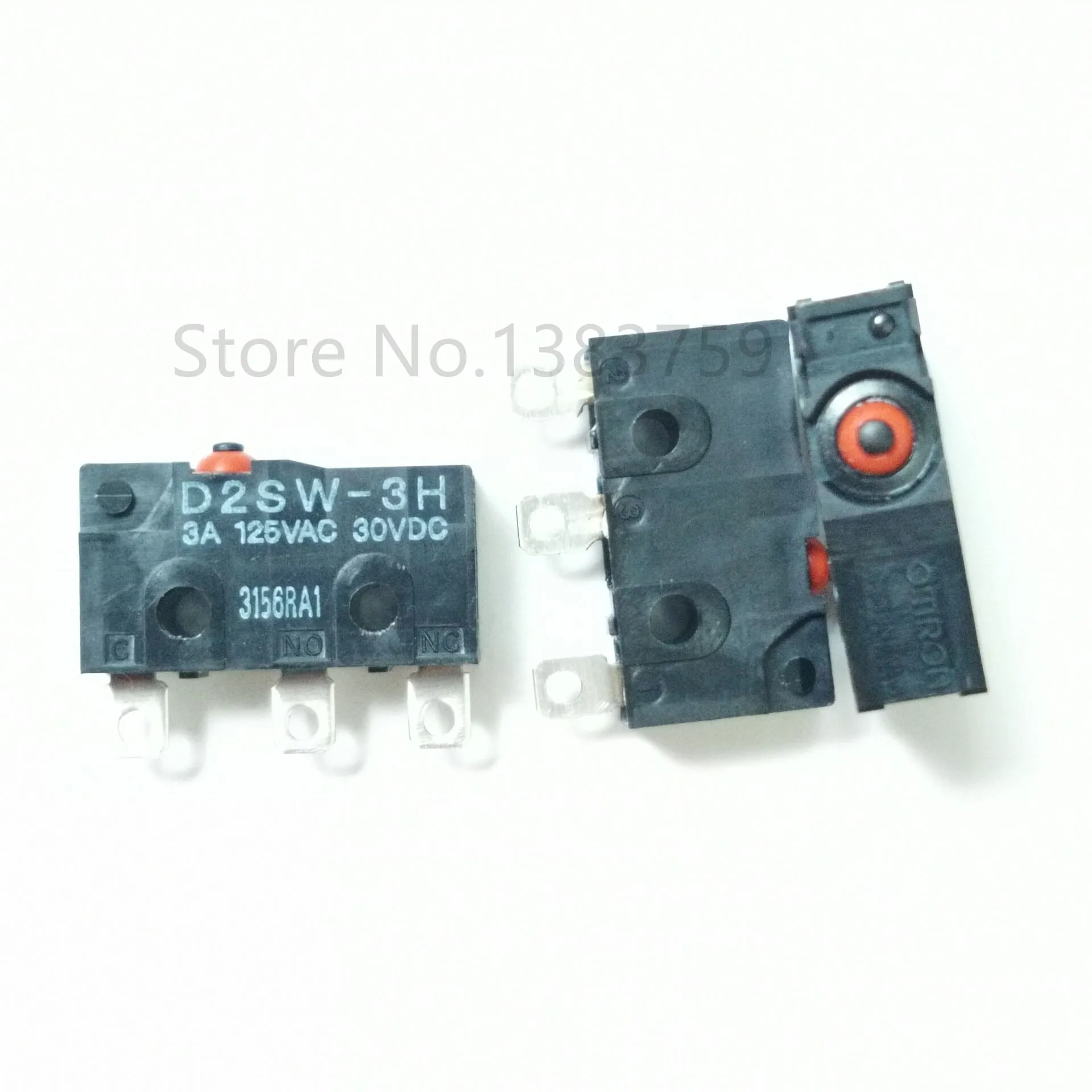 2pcs OMRON D2SW-3D3 3A 125VAC 30VDC 3pins Reset Micro Switch Japan original