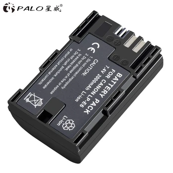 

PALO 1PCS 2000mAh LP-E6 LP E6 LP-E6N Camera Battery For Canon EOS 6D 7D 5D Mark II III IV 60D 60Da 70D 80D 5DS R XC10 camera