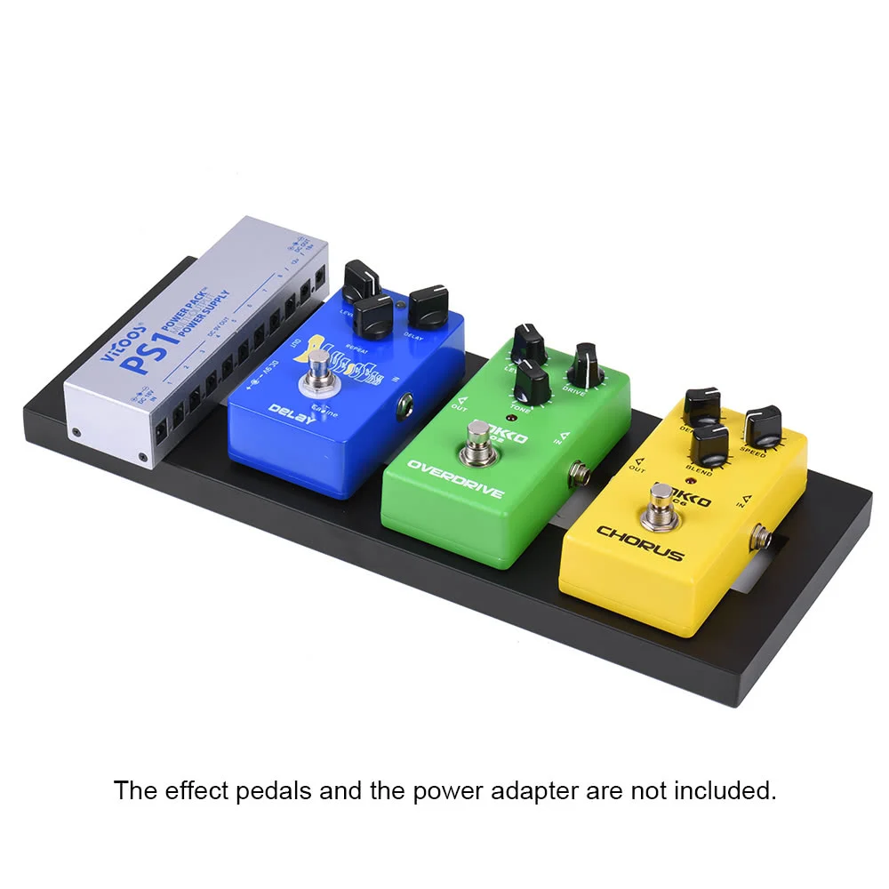 ammoon DB-1 Mini Aluminum Alloy Guitar Pedal Board with Carrying Bag Tapes | Спорт и развлечения