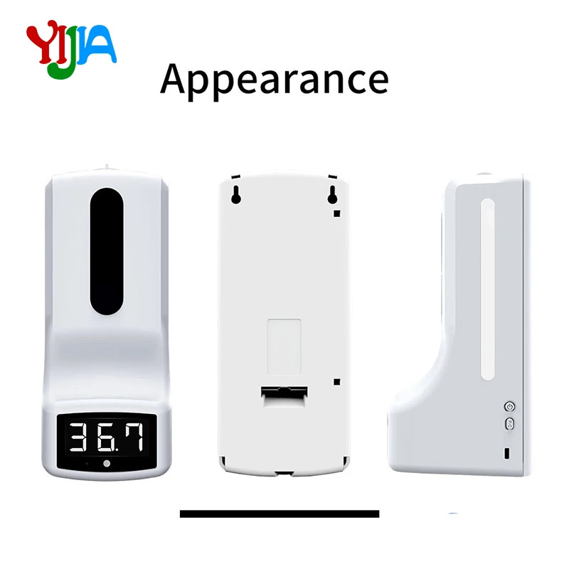 

2 in1 Infrared Thermometer K9 Automatic Soap Dispenser Palm Temperature Measurement and Disinfection Integrated Machine public