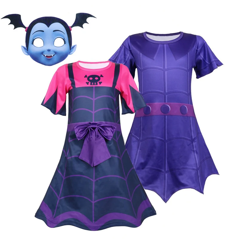 Festa di carnevale Fancy Vampirina Vestito per le Ragazze di Halloween  Costumi Cosplay per I Bambini Costumi da Vampiro Cosplay Ragazze  Abiti|Girls Costumes| - AliExpress