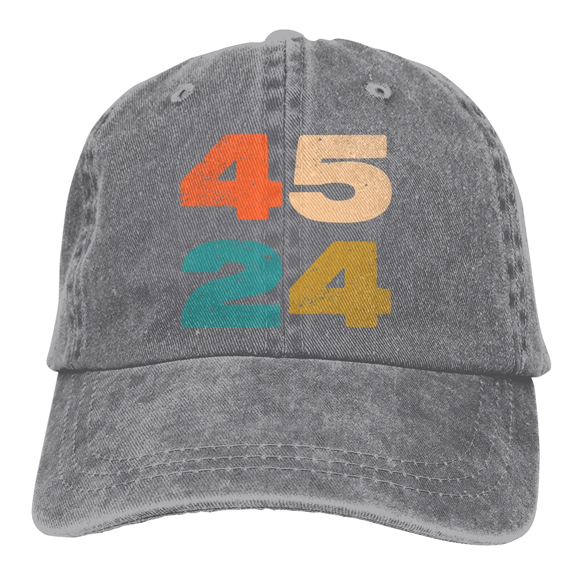 4524 Pro Trump Casquette Deep Heather Унисекс Мужская и женская джинсовая бейсболка с завязками Регулируемая Кепка для гольфа