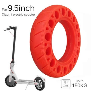

Rubber Solid Tire for Xiaomi Mijia M365/Ninebot 9.5 inch Electric Scooter Honeycomb Shock Absorber Damping Tyre(Red)
