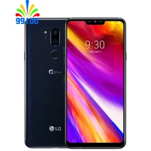 Разблокированный мобильный телефон с двумя sim-картами LG G7 ThinQ G710EAW 6,1 дюймов 6 ГБ+ 128 Гб Snapdragon845 двойная задняя камера LTE отпечаток пальца