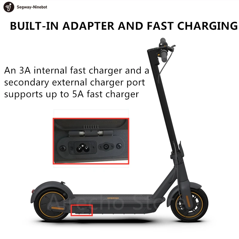 ЕС наличии оригинал Ninebot MAX G30 Smart Электрический Скутер Складной KickScooter 65 км