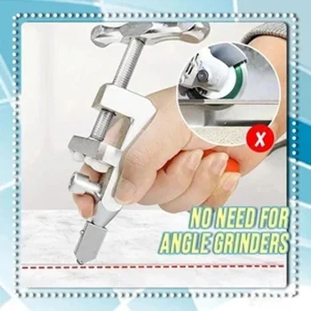 

Hand-held Glass Tile Cutter Portable Ceramic Tile Glass Cutter Multi-function Labor-saving Tile Glass Cutting Tools TN99