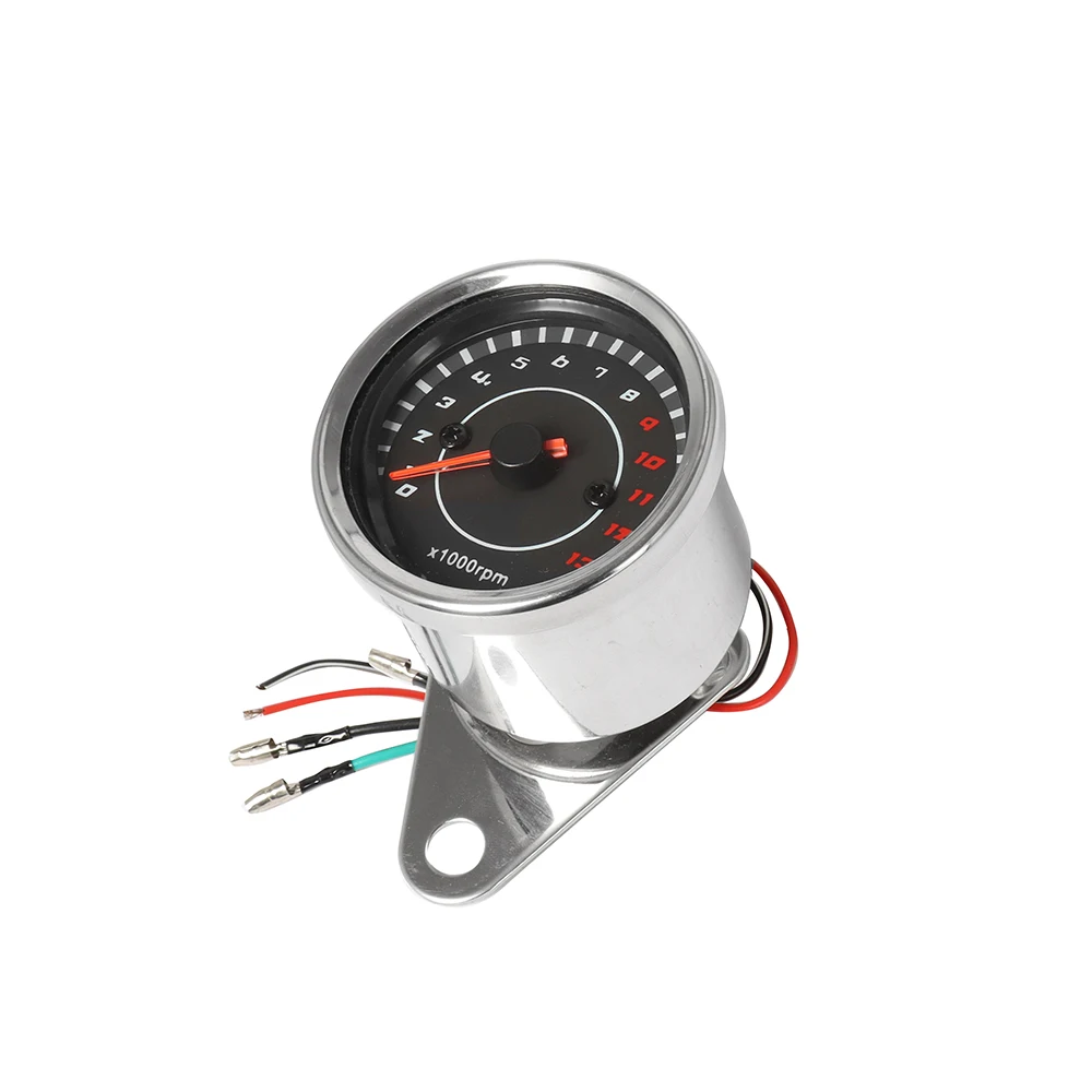 1000rpm Universal Motorcycle Tachometer LED Screen DC 12V Meter Gauge 13k Speedometer Motorbike Parts For Honda/Yamaha/Suzuki