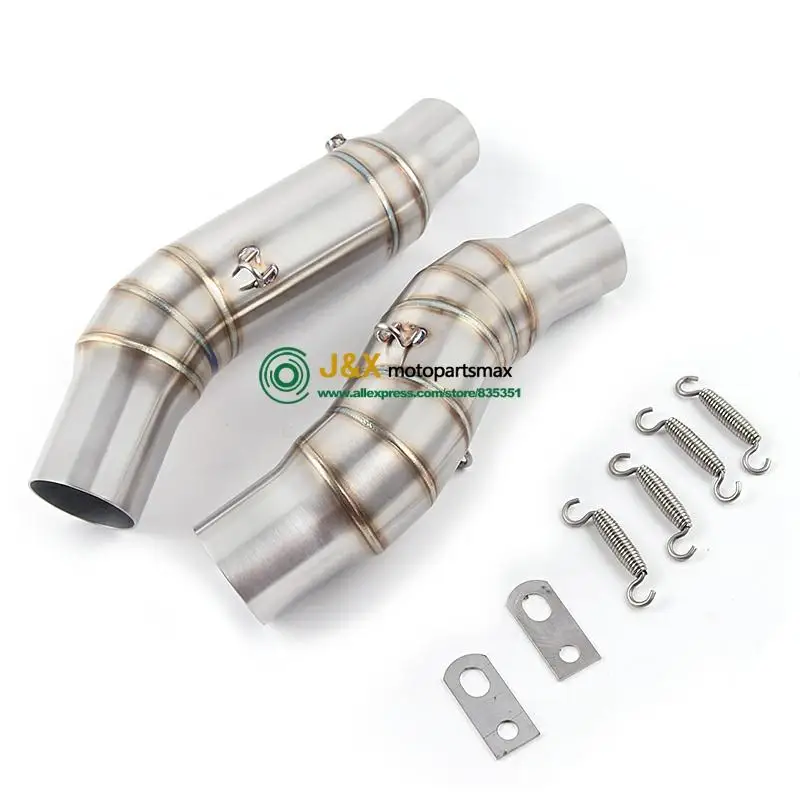 Système D'échappement Moto Acier Inoxydable Pour Kawasaki Z1000 2007-2009 - Tuyau De Liaison Intermédiaire Type 1