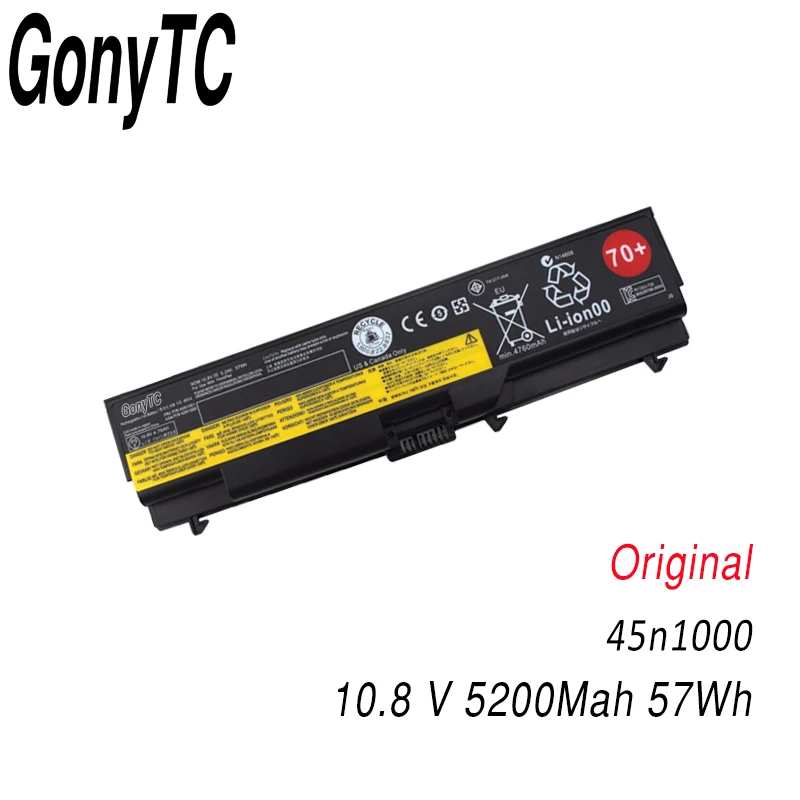 Новый оригинальный аккумулятор 70 + для ноутбука LENOVO ThinkPad T430 T430i T530 T530i L430 L530 W530 45n1000