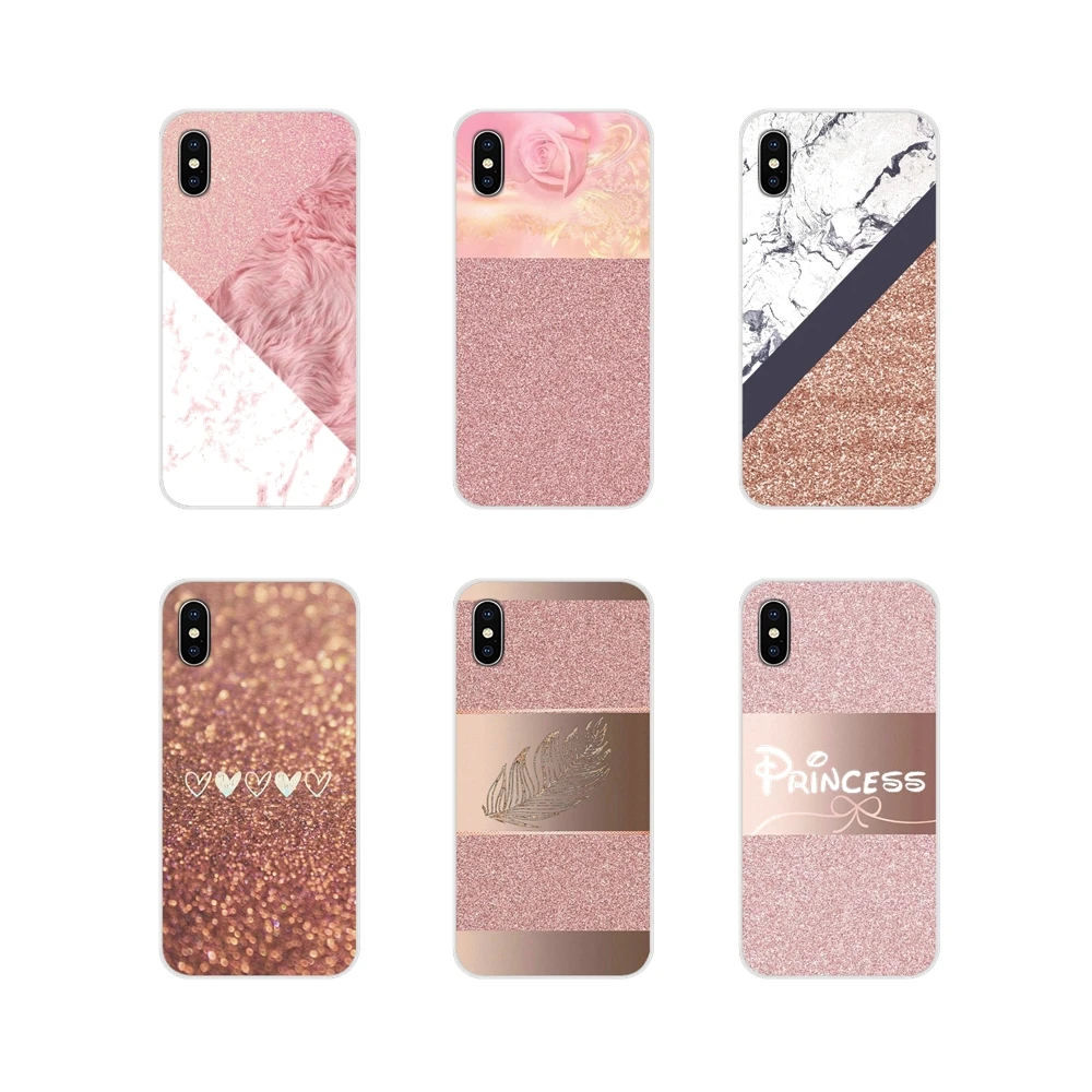 Мягкий прозрачный чехол для Huawei G7 G8 P8 P9 P10 P20 P30 Lite Mini Pro P Smart Plus 2017 2018 2019 золотой