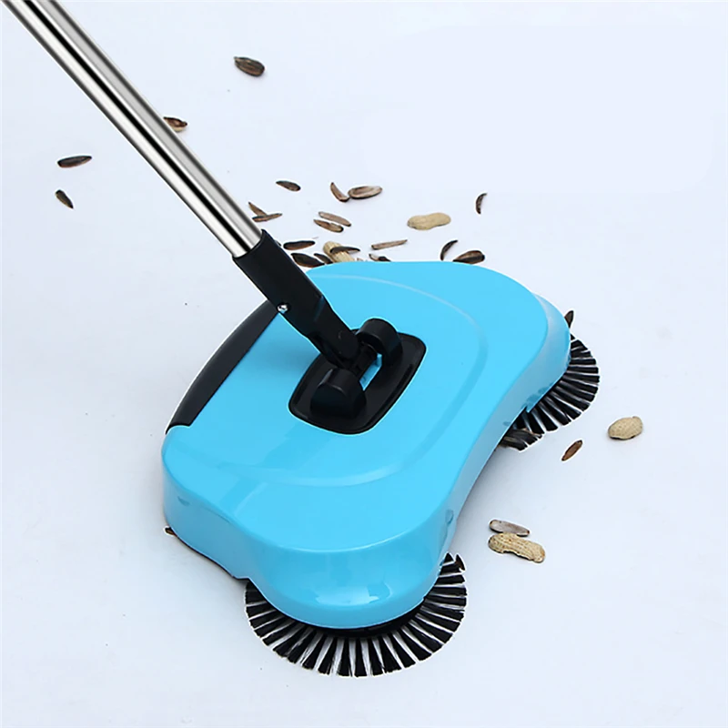 Stainless Steel Sweeping Machine Hand Push Type Magic Broom Removal Floor Carpet Dust Vacuum Cleaner Household Cleaning Tool | Дом и сад