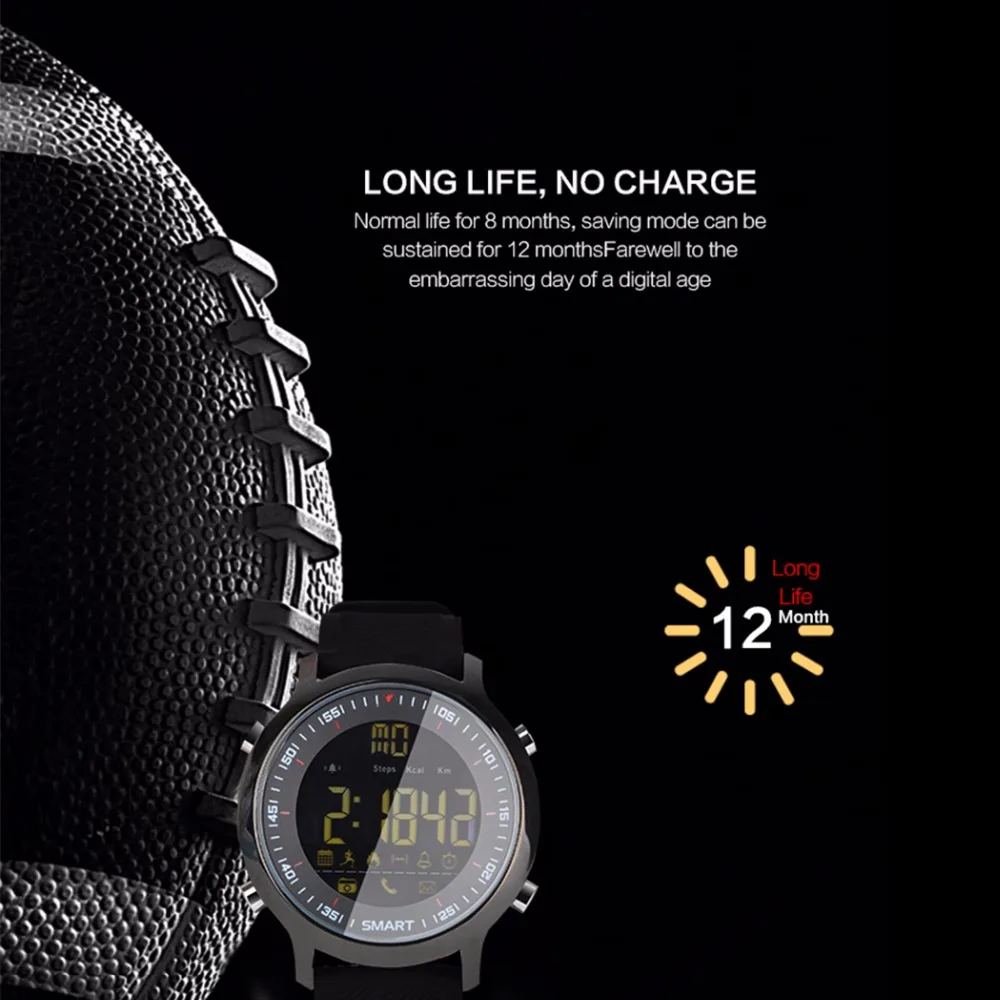 Смарт-часы EX18, спортивные Смарт-часы, Bluetooth, умные часы для Android IOS, длительное время ожидания, водонепроницаемый шагомер, напоминание SNS